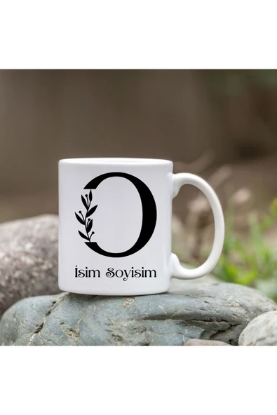 Özcan Tasarım Kişiye Özel O Harfi Bardak - İsim Yazılı Bardak - İsimli Bardak ürün görseli 1