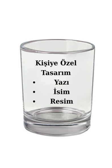 Özcan Tasarım Kişiye Özel Viski Bardağı - Baskılı Viski Bardağı - İsimli Viski Bardağı - Resimli Viski Bardağı ürün görseli 1
