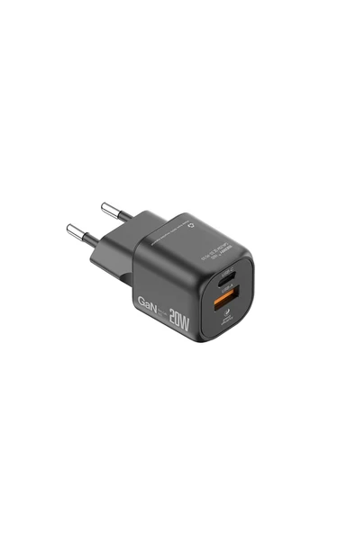 Hi20 Mini Cold 20W Gan Seyahat Şarj Aleti USB A+Usb C ürün görseli 1