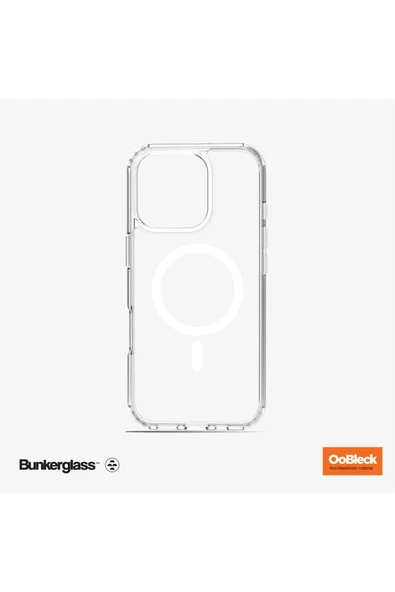 BUNKERGLASS 16 MAGSAFE UYUMLU ŞEFFAF KILIF ürün görseli 1