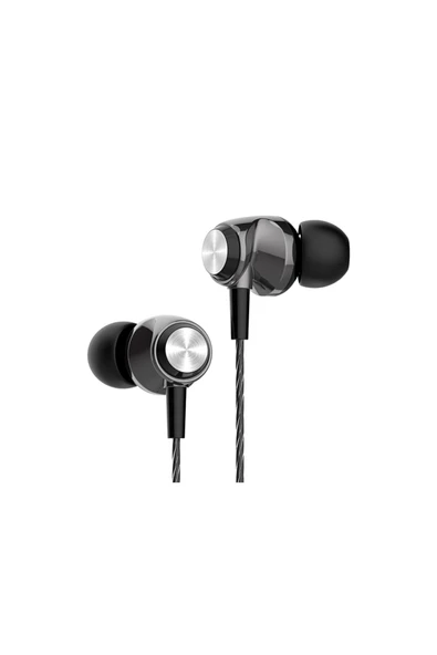 Beyondcool Kumandali Mi?krofonlu Yüksek Bass Kablolu Kulaklik Kulak İçi 3.5 Jak Girişli Si?yah ürün görseli 1