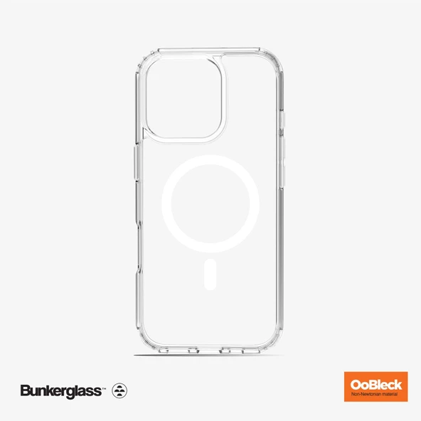 BUNKERGLASS 16 PLUS MAGSAFE UYUMLU ŞEFFAF KILIF ürün görseli 1