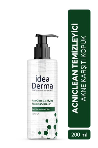 İdea Derma AcniClean Clarifying Foaming Cleanser 200 ml ürün görseli 1