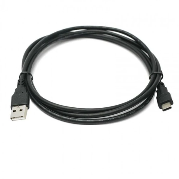 Usb 2.0 to type c şarj ve data kablosu USB type-C kablo 2m - Resim 2