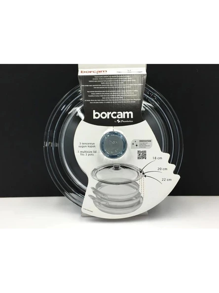 Paşabahçe 590220 Borcam Kapağı 18-20-22 cm Tekli ürün görseli 1