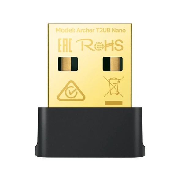TP-LINK ARCHER T2UB AC600 Nano Wi-Fi Bluetooth 4.2 USB Adaptör ürün görseli 1