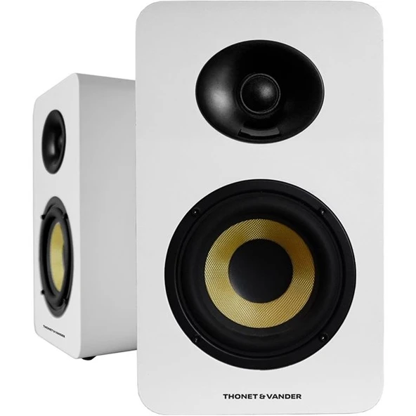 THONET Vander Vertrag Gen 2 80W RMS Beyaz Bluetooth 5.0 RCA 2.0 Hoparlör ürün görseli 1