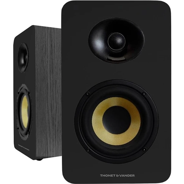 THONET Vander Vertrag Gen 2 80W RMS Siyah Bluetooth 5.0 RCA 2.0 Hoparlör ürün görseli 1