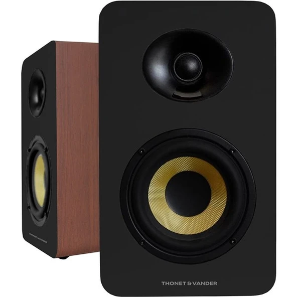 THONET Vander Vertrag Gen 2 HK096-03623 80W RMS Ahşap Bluetooth 5.0 RCA 2.0 Hoparlör ürün görseli 1