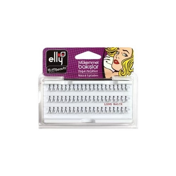 Elly Uzun Teklı Takma Kirpik -010 ürün görseli 1