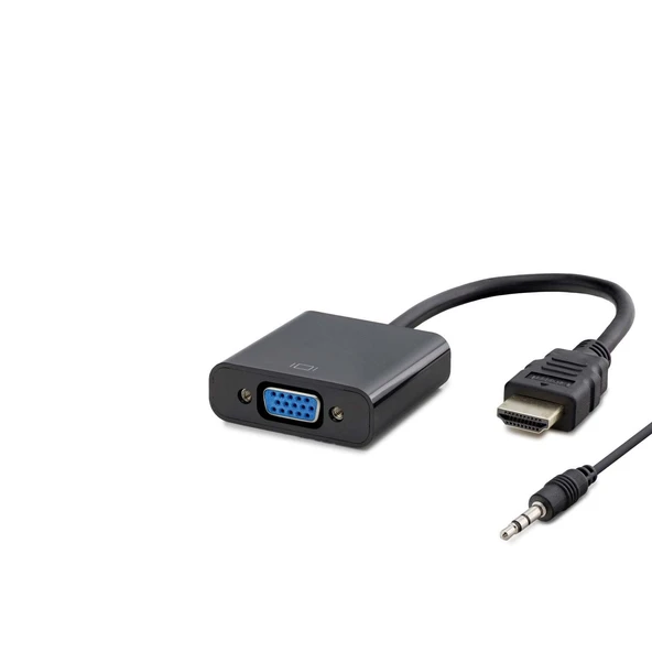 Hdmı To Vga F Çevirici + Audıo PS4 5V Güç Girişli 1080P HDX7806 ürün görseli 1