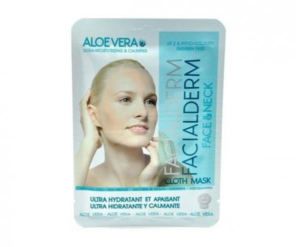 Facialderm Aloe Vera İçerikli Yüz ve Boyun Maskesi 33 Ml ürün görseli 1