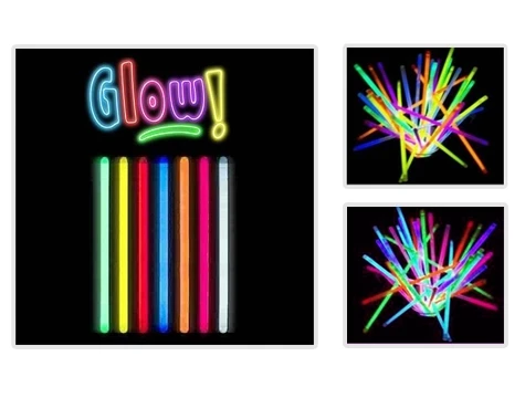 Glow Stick 20cm Fosforlu Kırılan Çubuk (100 Adet) ürün görseli 1