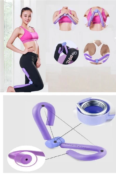 Bacak Kol Toner Kalça Egzersiz Ev İçin Spor Yaylı Esneme Hareketleri Aparatı ürün görseli 1