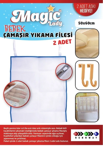 Bebek Çamaşır Filesi 2li Set ürün görseli 1