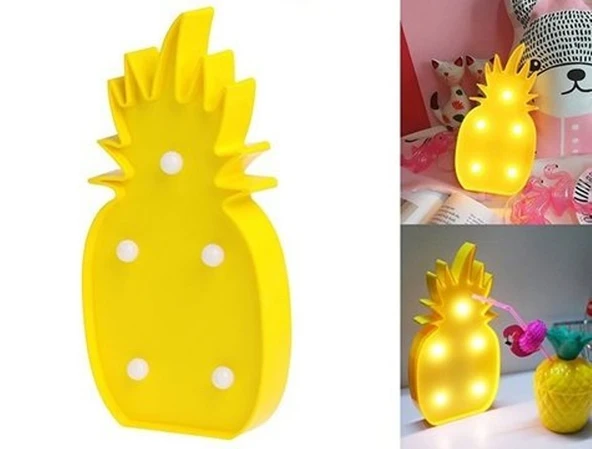 Ananas Tasarımlı Masa Lambası ürün görseli 1