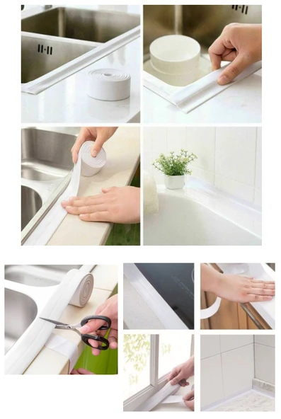 Su Sızdırmaz Bant Lavabo Küvet Kenar Bandı 4 CM ürün görseli 1
