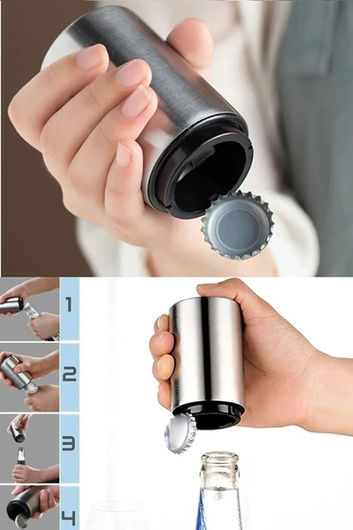 Otomatik Açacak - Otomatik Basmalı Şişe Kapak Açacağı ürün görseli 1