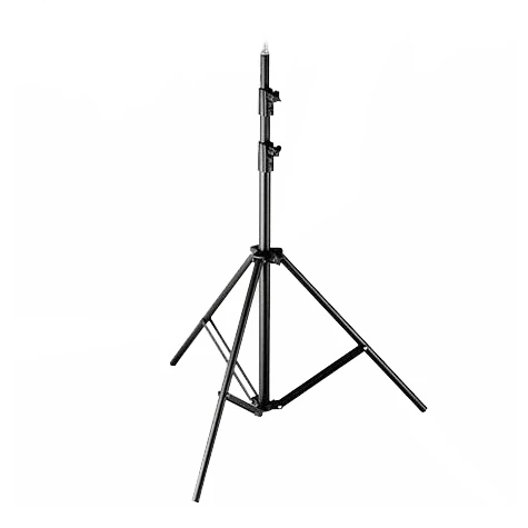 GDX LS-260D 260cm Kalın Paslanmaz Çelik Işık Ayağı Yaylı Amortisörlü Profesyonel Stand ürün görseli 1