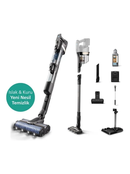 Philips Aqua Trio XW9463/11 Islak Kuru Şarjlı Dikey Süpürge ürün görseli 1