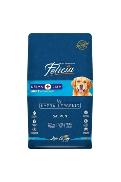 Somon Balıklı Düşük Tahıllı Hipoalerjenik Yetişkin Köpek Maması 15 Kg ürün görseli 1