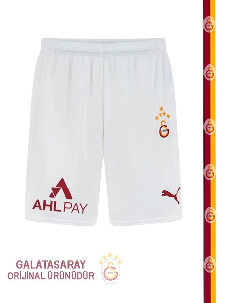 Galatasaray Puma 2024/2025 5 Yıldız Lisanslı Deplasman Şort ürün görseli 1