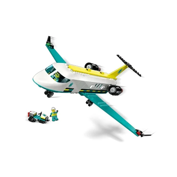 60465 Lego City Helikopter Ambulans Uçağı 403 parça +6 yaş ürün görseli 1