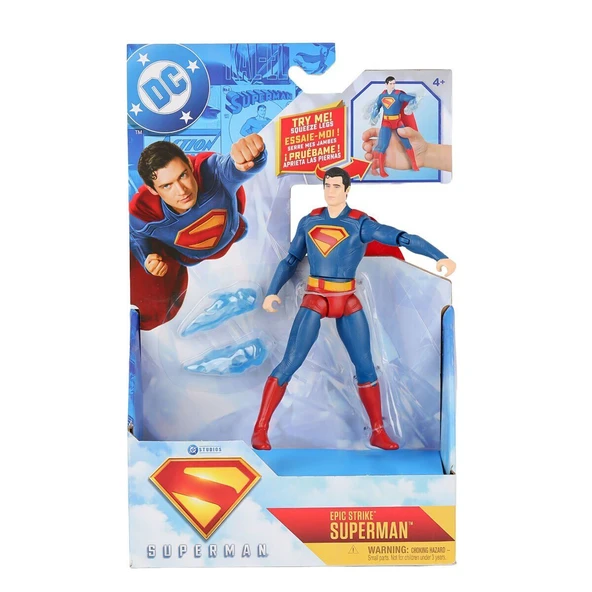 SPM-6073190 Superman Epic Strike  Figür - Resim 3