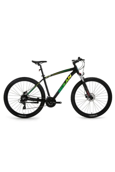 Bisan BİSAN MTX 7200 DAĞ BİSİKLETİ 43 CM MD 29 JANT 24 VİTES MAT SİYAH YEŞİL ürün görseli 1