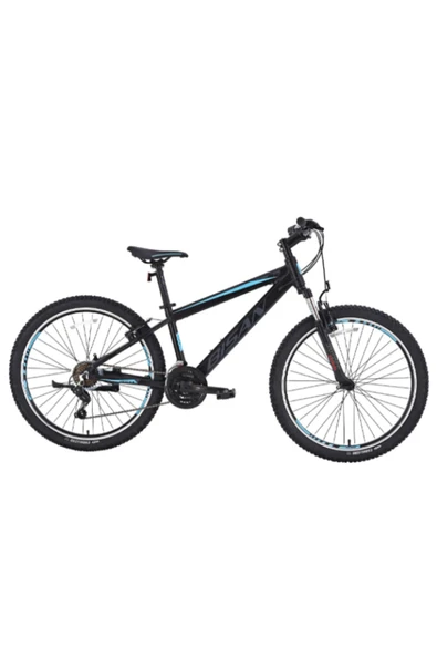 Bisan BİSAN COOPER DAĞ BİSİKLETİ 35 CM V 26 JANT 21 VİTES MAT SİYAH MAVİ ürün görseli 1