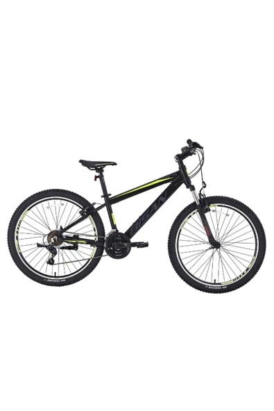 Bisan BİSAN COOPER DAĞ BİSİKLETİ 37 CM V 27.5 JANT 21 VİTES MAT SİYAH SARI ürün görseli 1
