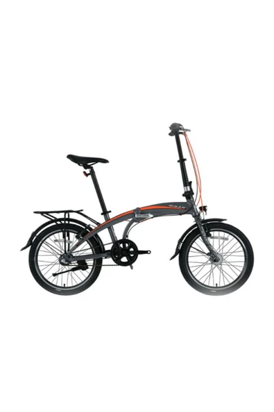 Bisan BİSAN FX 3500 NX3 KATLANIR BİSİKLET 32 CM V FREN 20 JANT 3 VİTES METALİK GRİ TURUNCU ürün görseli 1