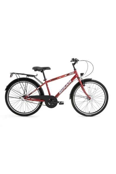 Bisan HERO ERKEK ŞEHİR BİSİKLETİ 42CM V 26 JANT 3 VİTES METALİK KIRMIZI KIRMIZI ürün görseli 1