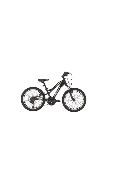 Bisan BİSAN BUFFALO ÇOCUK BİSİKLETİ 30 CM V 24 JANT 18 VİTES MAT SİYAH SARI ürün görseli 1