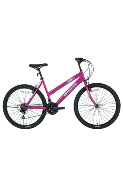 Bisan SENTIERO KADIN DAĞ BİSİKLETİ 42CM V 24 JANT 21 VİTES MOR BEYAZ ürün görseli 1