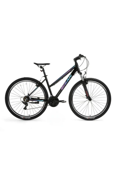 Bisan BİSAN ATHENA DAĞ BİSİKLETİ 48 CM V 29 JANT 21 VİTES PARLAK SİYAH MAVİ - MOR ürün görseli 1