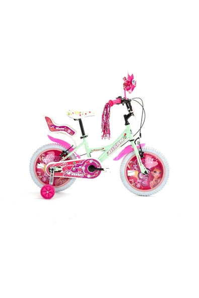 Bisan BİSAN ROSE ÇOCUK BİSİKLETİ 26 CM V FREN 16 JANT 1 VİTES MİNT YEŞİL PEMBE ürün görseli 1