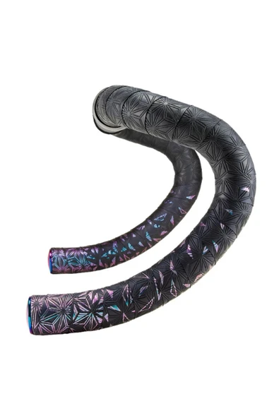 Supacaz BT-132 Super Sticky Kush-Star Fade-Oil Slick+Oil Slick Plugs GİDON SARGI BANDI ürün görseli 1
