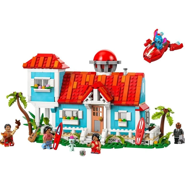 43268 Lego Disney Lilo ve Stiç Plaj Evi 834 parça +9 yaş ürün görseli 1
