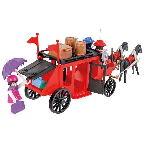 04 002 Mini Mekanik Seri 2 Posta Arabası -Pilsan Oyuncak ürün görseli 1