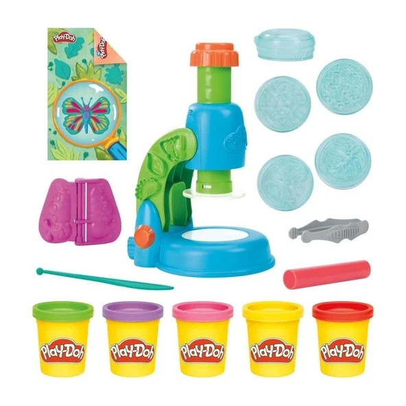 G0494 Play-Doh Işıklı Mikroskop Oyun Seti +3 yaş ürün görseli 1