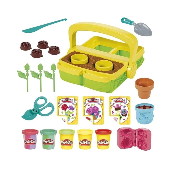 G0492 Play-Doh Renkli Çiçekler Botanik Oyun Seti +3 yaş ürün görseli 1