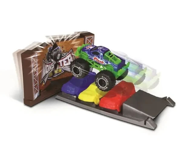 Express Wheels Die Cast Metal Araçlı Fırlatma Rampası ürün görseli 1