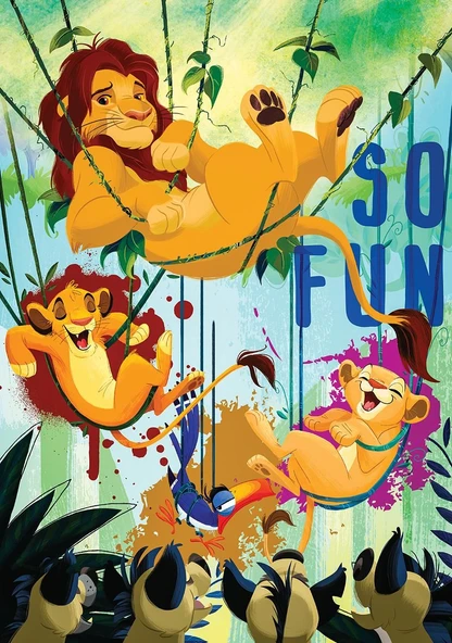 LK 709 LION KING PUZZLE 50 -KS ürün görseli 1