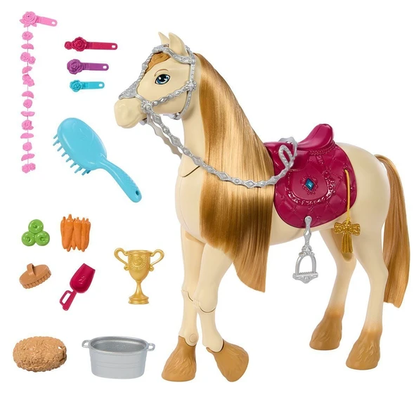 HXJ42 Barbie ve Dansçı Atı - Barbie Mysteries: The Great Horse Chase ürün görseli 1