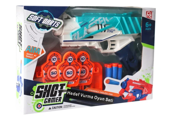 Hedefli Dart Tabancası 24 cm ürün görseli 1