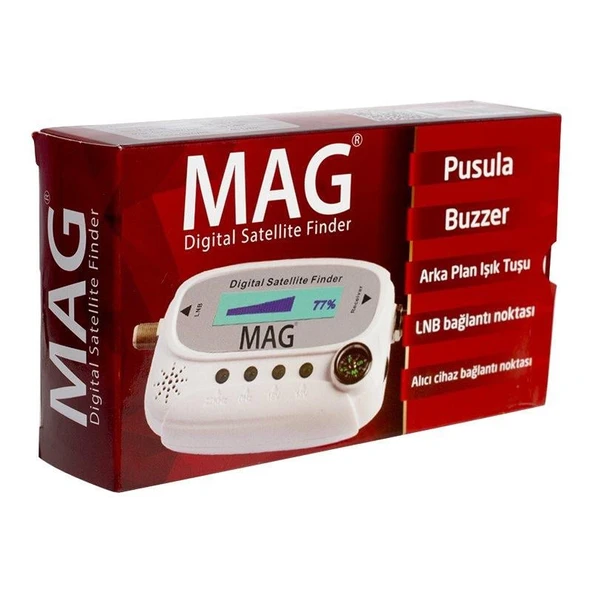 Mag MG-6300 LCD Ekranlı Mini Dijital Uydu Bulucu ürün görseli 1