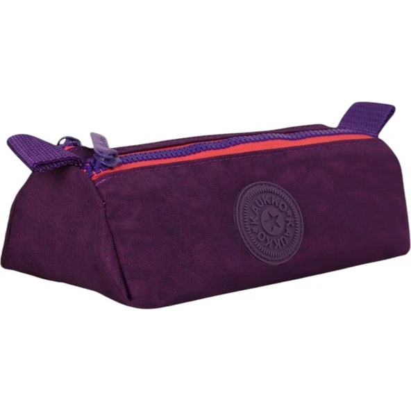 Kaukko Trıangle Dual Crazy Kalem Çantası (purple)krn-K2643 ürün görseli 1