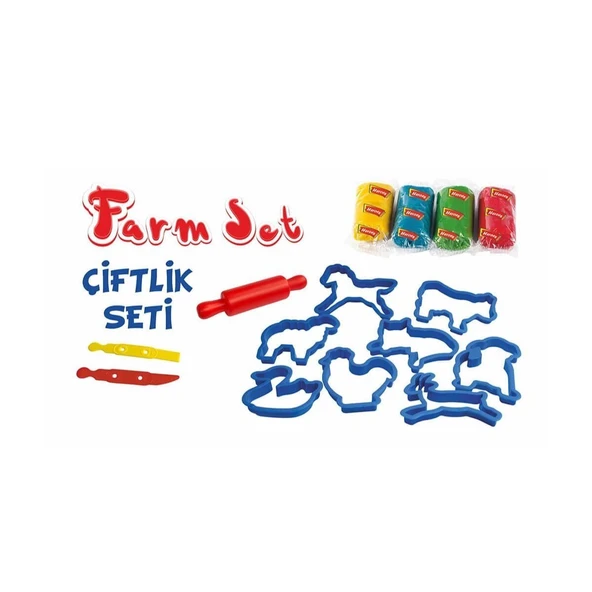 ERN-588 Heroes Orta Kutulu Çiftlik Oyun Hamuru Seti ürün görseli 1