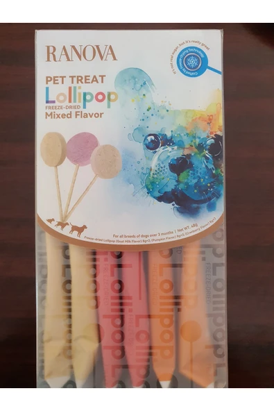 PATİLİMARKET köpek lolipop 6lı kutu ürün görseli 1